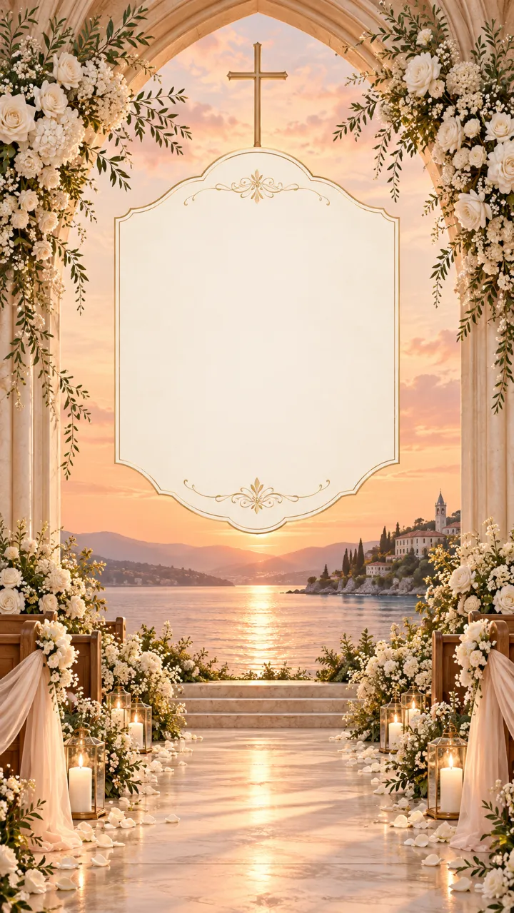 Golden Hour Birthday invitation design