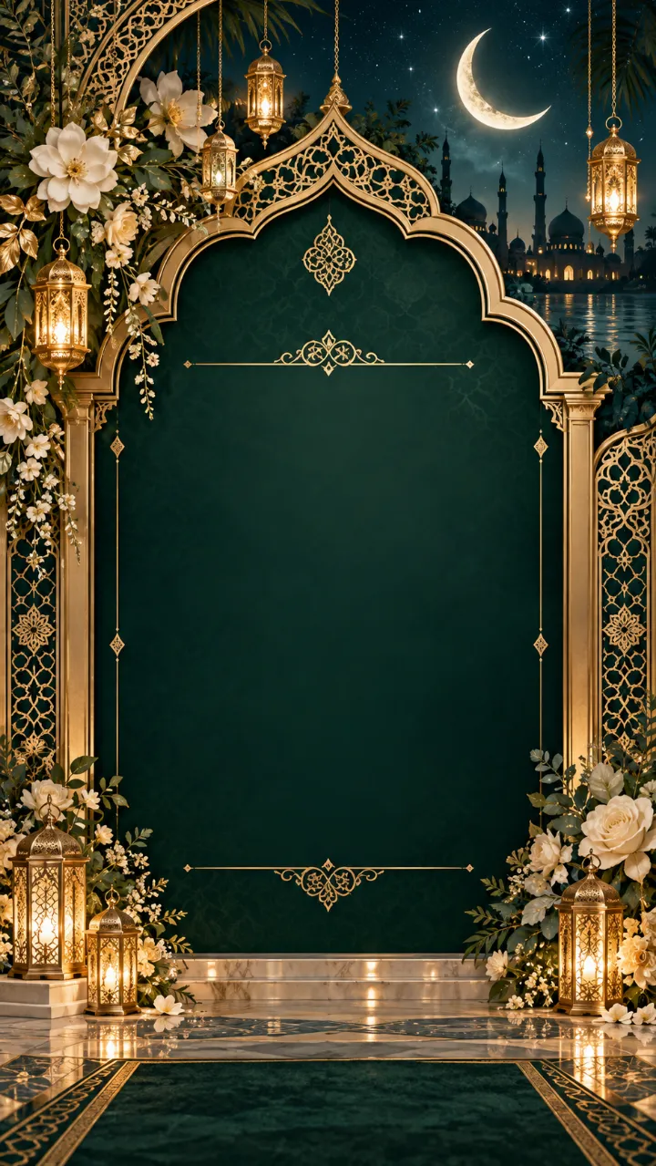 Moonlit Anniversary invitation design